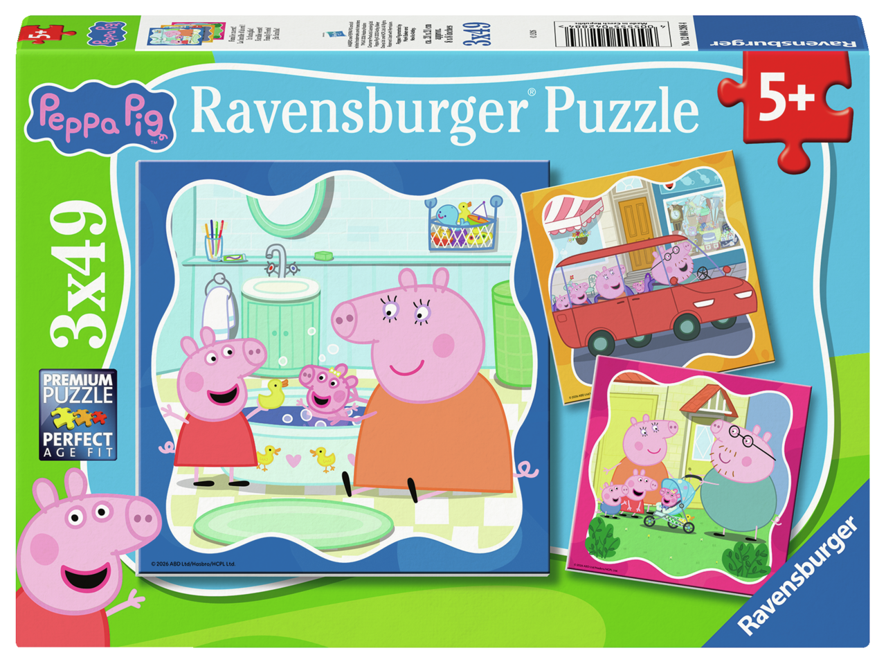 RAVENSBURGER PEPPA PIG FAMILY FIRST 3X49PCS