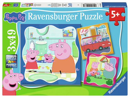 RAVENSBURGER PEPPA PIG FAMILY FIRST 3X49PCS