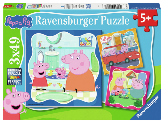 RAVENSBURGER PEPPA PIG FAMILY FIRST 3X49PCS
