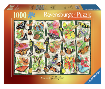 RAVENSBURGER TROPICAL BUTTERFLY 1000 BRIKKER