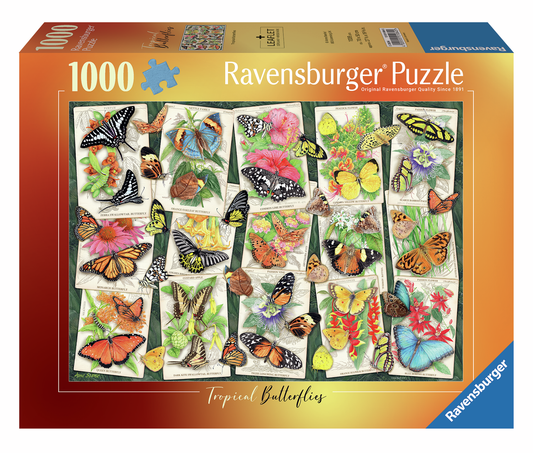 RAVENSBURGER TROPICAL BUTTERFLY 1000 BRIKKER