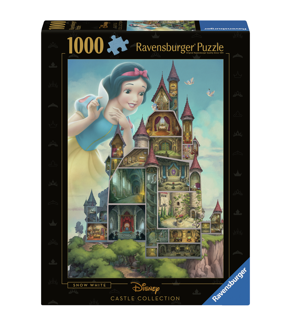 RAVENSBURGER DISNEY CASTLES SNOW WHITE 1000 BRIKKER