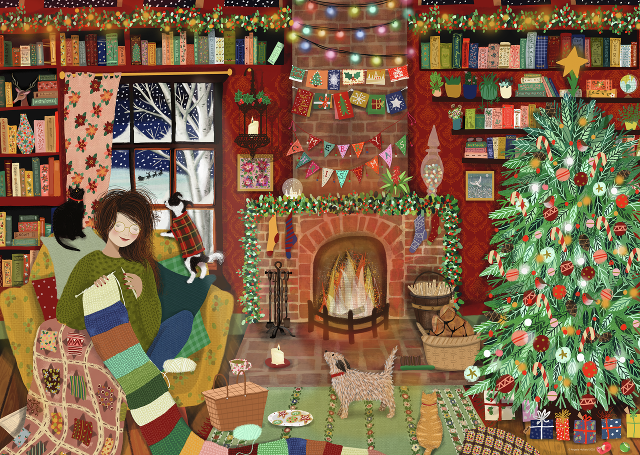 RAVENSBURGER HOME FOR CHRISTMAS 1000 BRIKKER