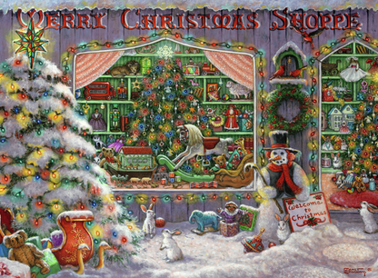 RAVENSBURGER THE CHRISTMAS SHOP 500 BRIKKER
