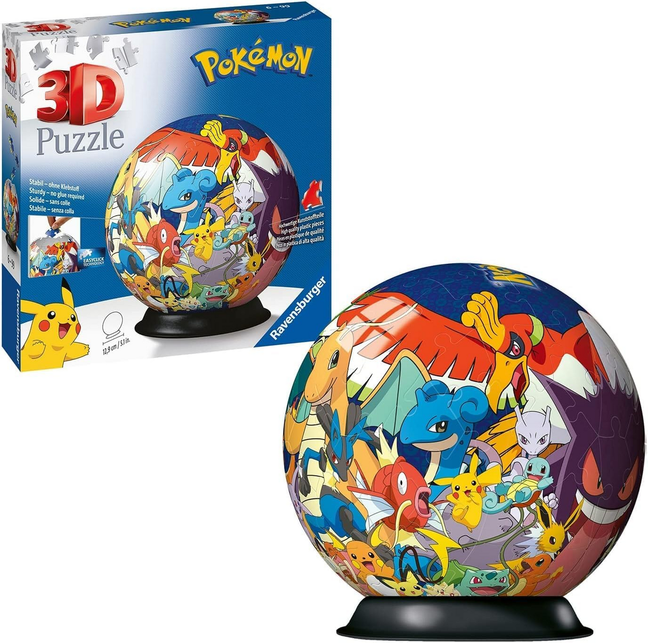 RAVENSBURGER POKEMON 3D 72 BRIKKER