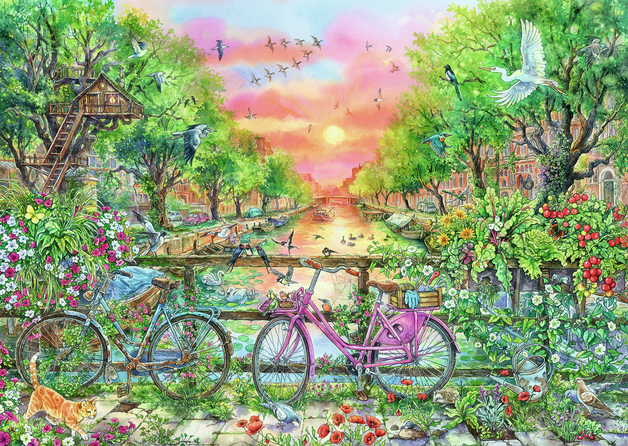 RAVENSBURGER CYKLER I AMSTERDAM 1000P