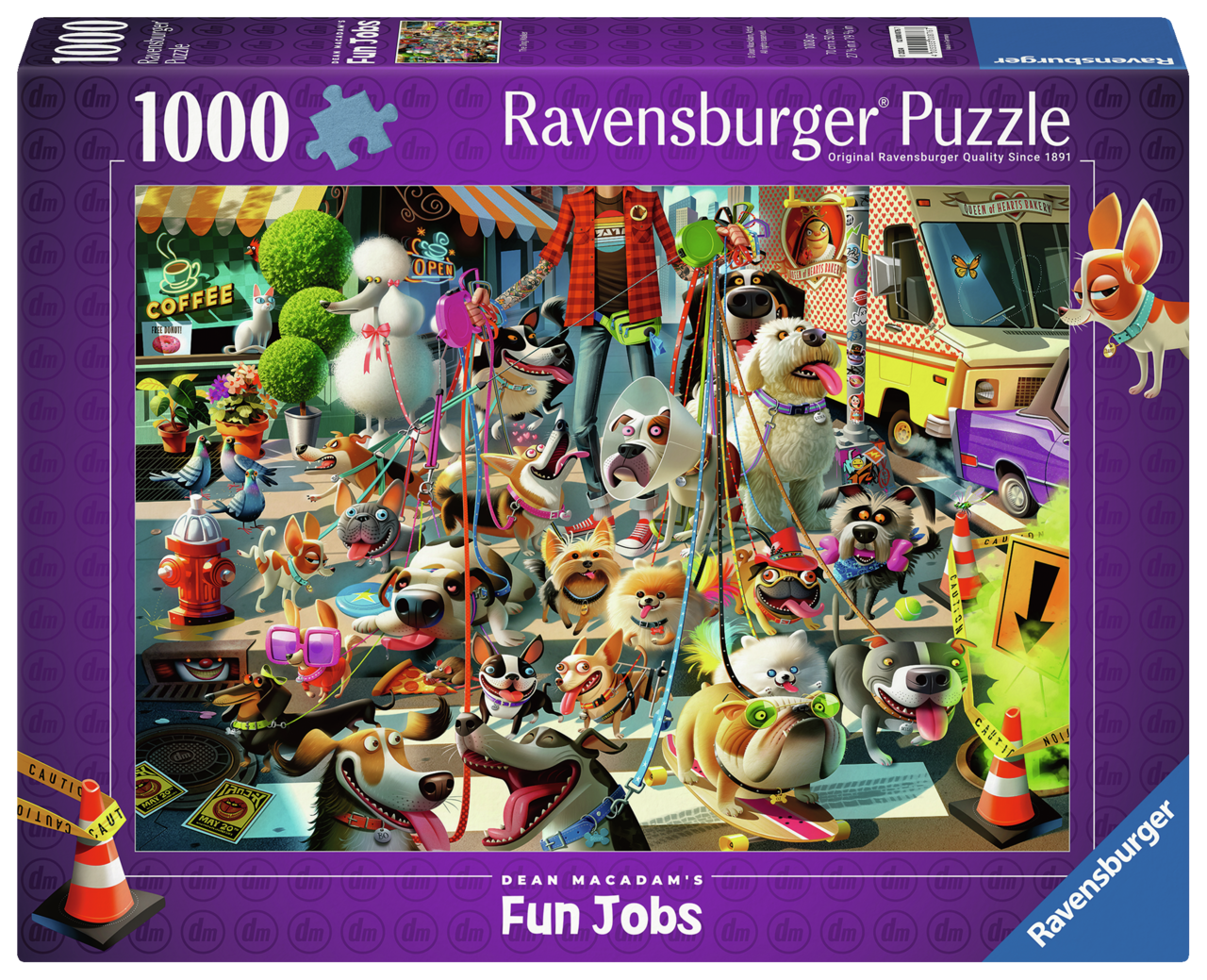 RAVENSBURGER THE DOG WALKER 1000P
