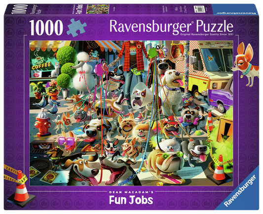 RAVENSBURGER THE DOG WALKER 1000P