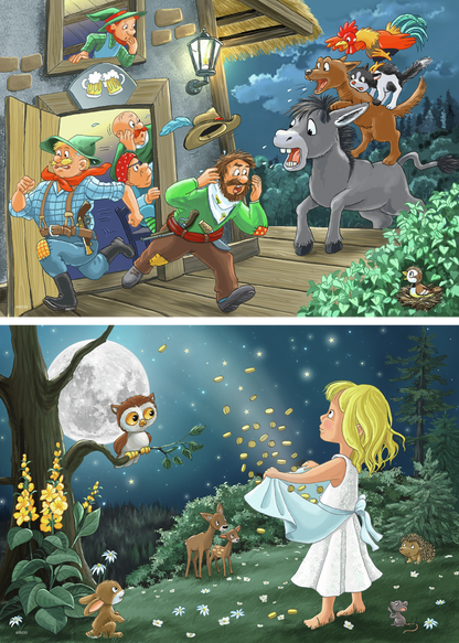 RAVENSBURGER ENCHANTED DEPTHS DRAGON 2X24 BR