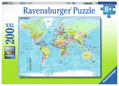 RAVENSBURGER MAP OF THE WORLD 200 XXL BRIK