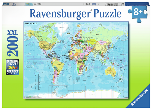 RAVENSBURGER MAP OF THE WORLD 200 XXL BRIK