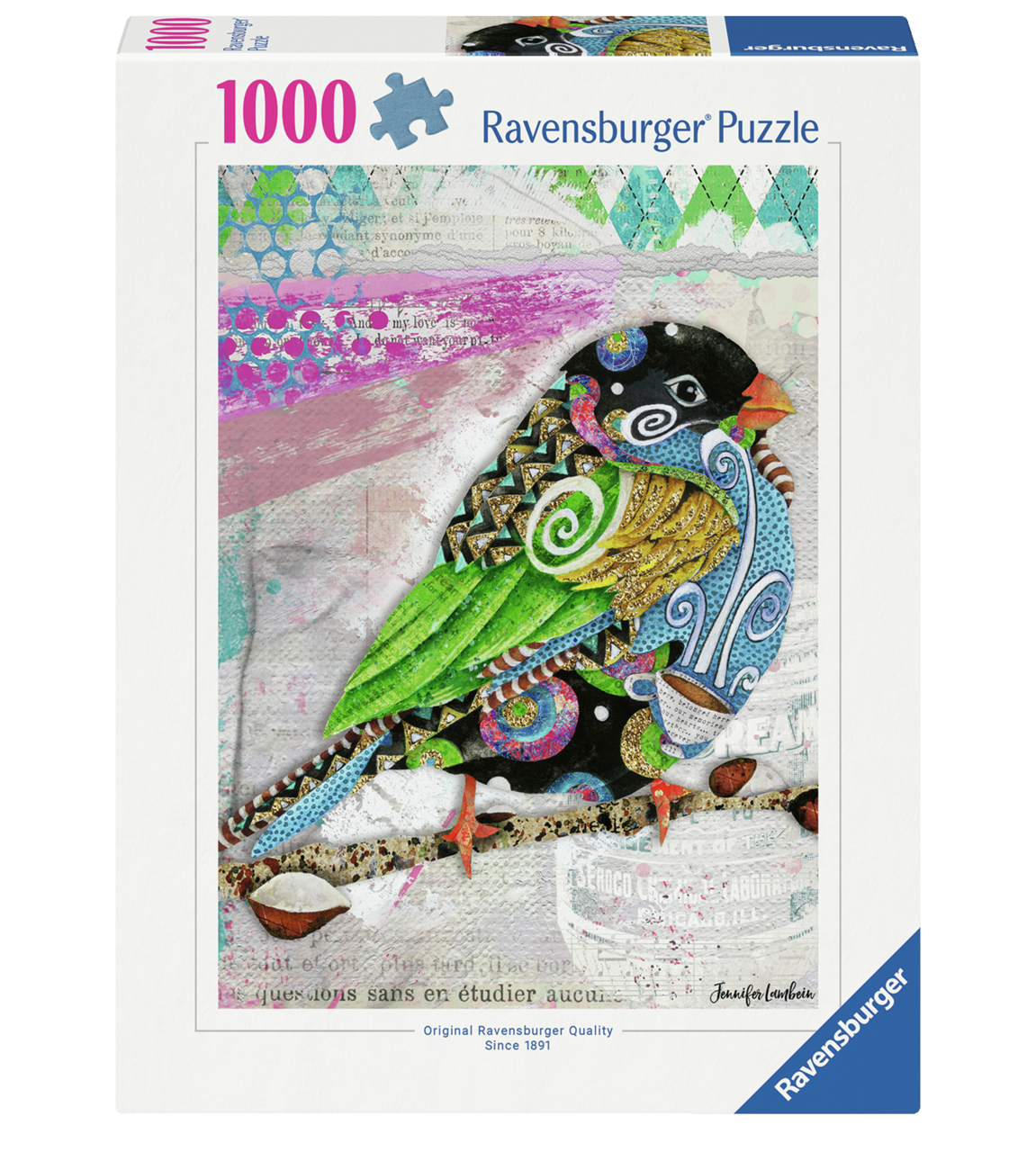 SWIRLY BIRDS 1000 BRIKKER