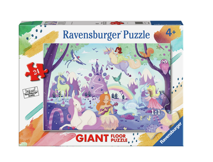 RAVENSBURGER ENHJØRNINGER XL GULVPUSLESPIL 24 PCS