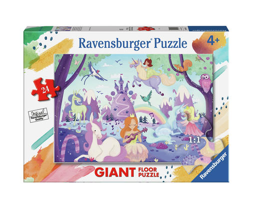 RAVENSBURGER ENHJØRNINGER XL GULVPUSLESPIL 24 PCS