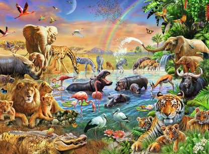 RAVENSBURGER WATERHOLE 100 BRIKKER XXL
