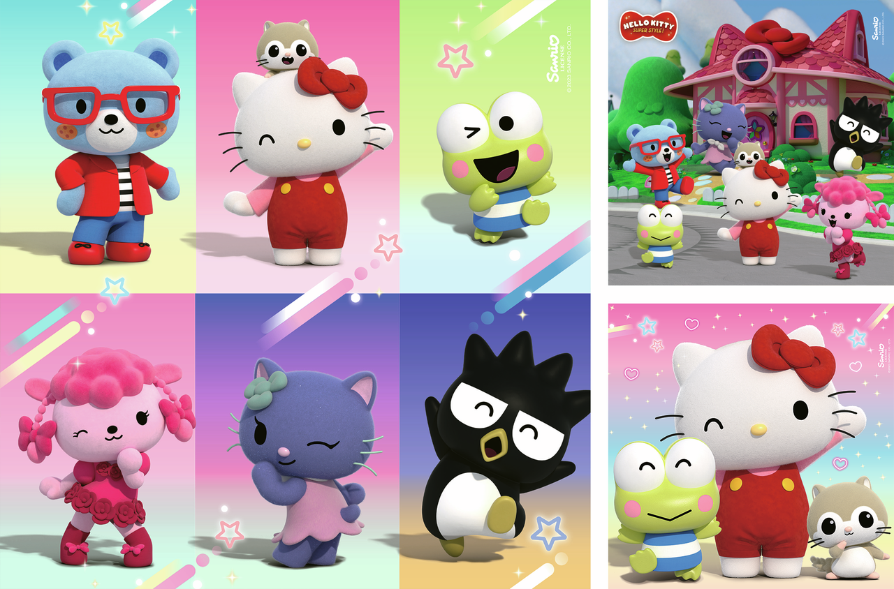 HELLO KITTY SUPER STYLE 3X49 BRIKKER