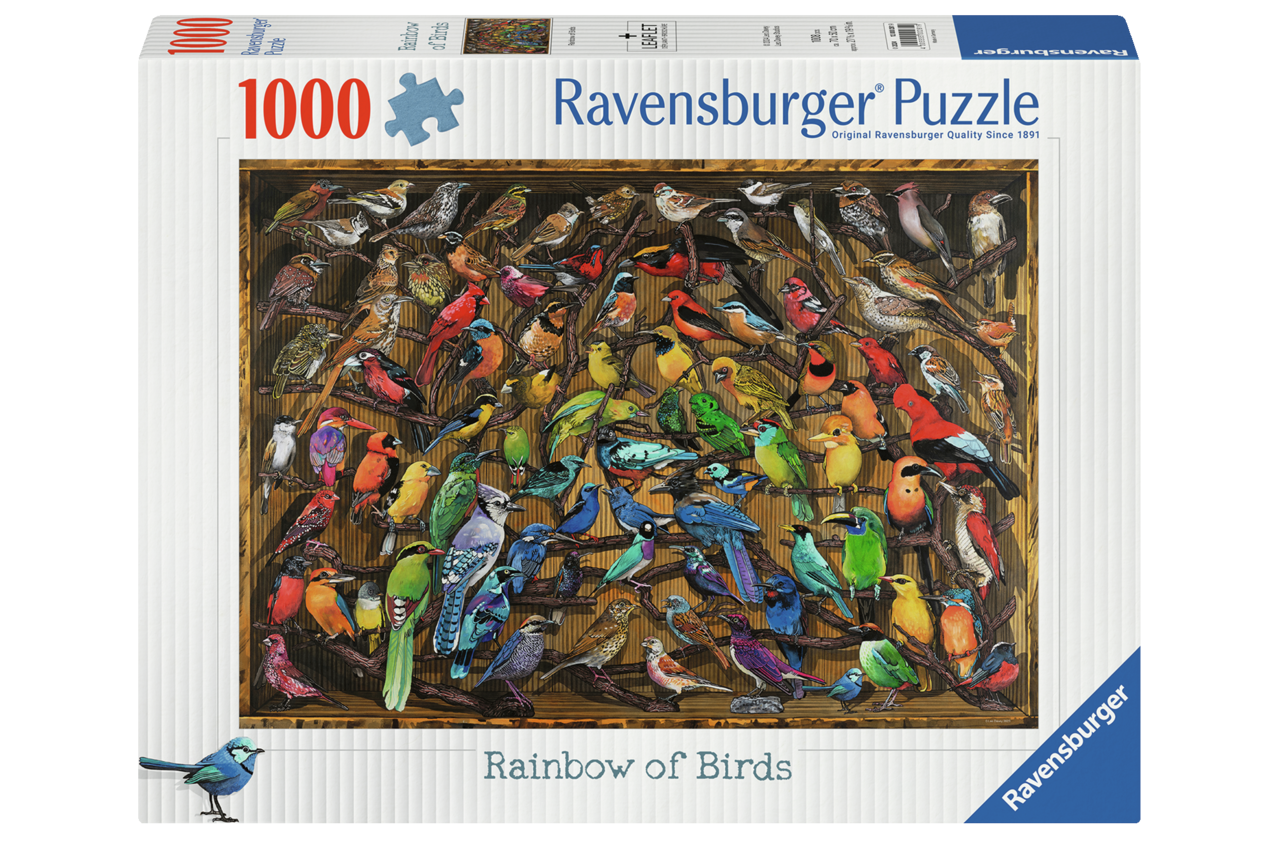 RAINBOW BIRDS 1000 BRIKKER