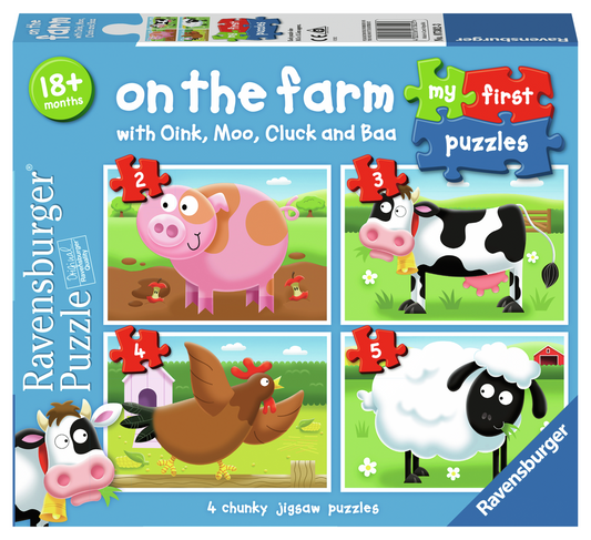 RAVENSBURGER ON THE FARM (MY FIRST PUZZLE)
