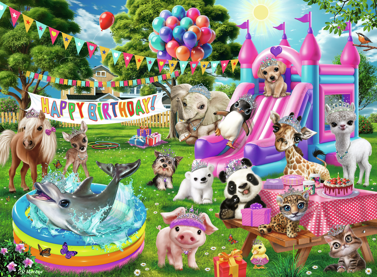 RAVENSBURGER TIARA BIRTHDAY PARTYPCS