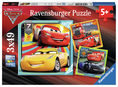RAVENSBURGER CARS 3X49 PCS