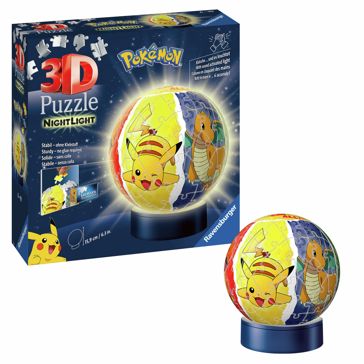 POKEMON NIGHT LIGHT 3D BALL 72 BRIKKER