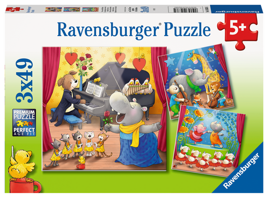 RAVENSBURGER SCENEDYR 3 X 49 BRIKKER