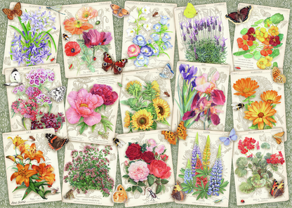 RAVENSBURGER COTTAGE GARDEN 1000 BRIKKER