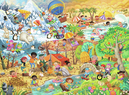 RAVENSBURGER THE FOUR SEASONS OF FUN 100XXL