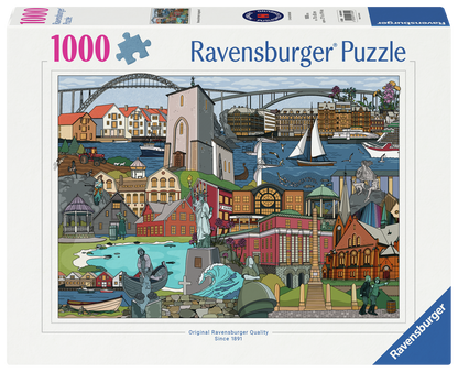 RAVENSBURGER NORWAY KARMOY HAUGESUND 1000