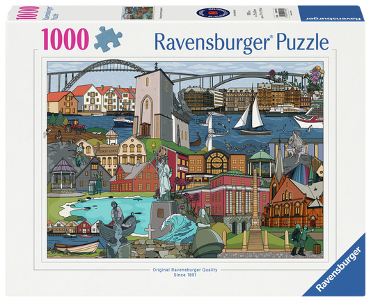 RAVENSBURGER NORWAY KARMOY HAUGESUND 1000
