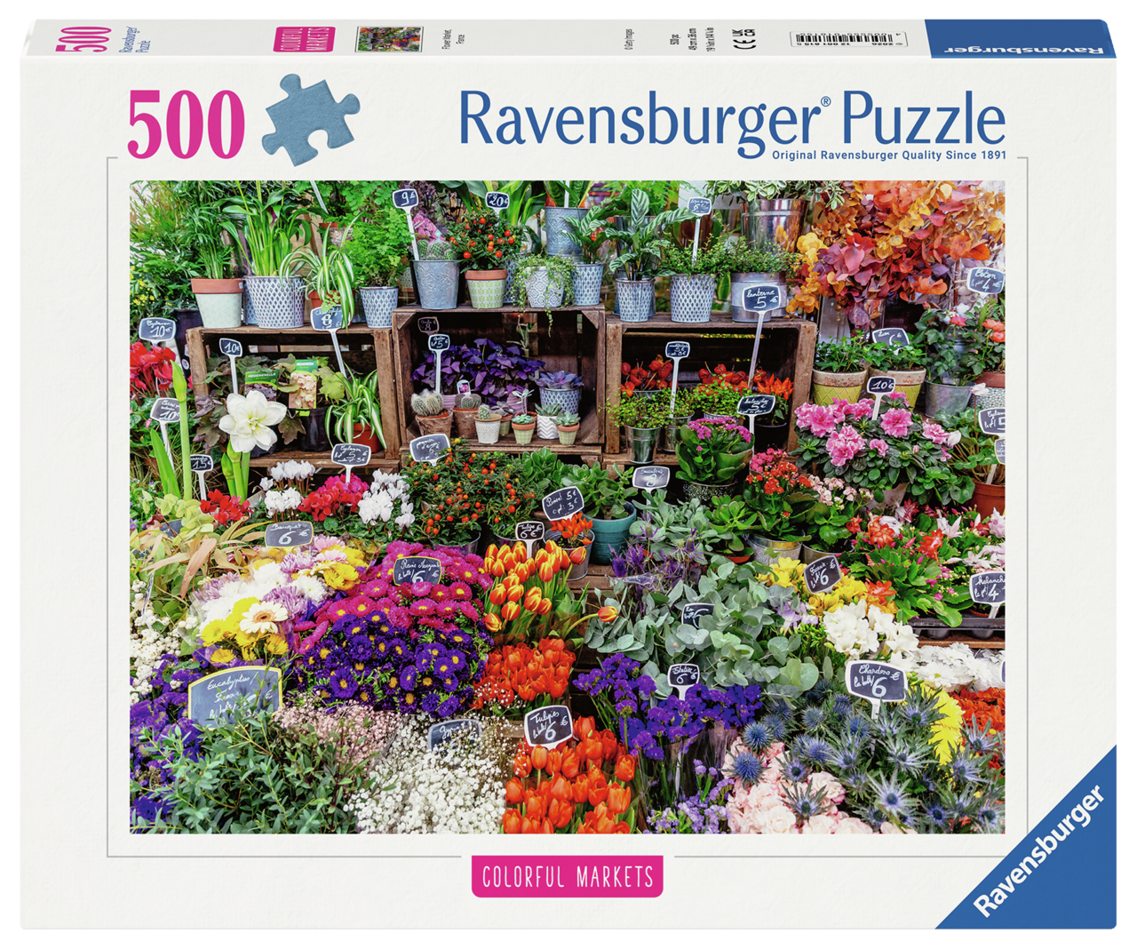 FLOWER MARKET FRANCE 500 PCS