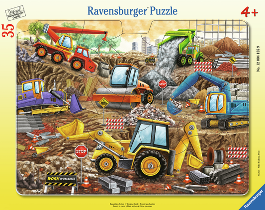 RAVENSBURGER WORKING HARD 35 PCS.