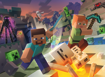 PUSLESPIL MONSTER MINECRAFT