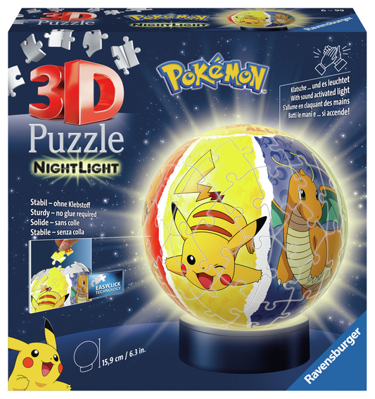 POKEMON NIGHT LIGHT 3D BALL 72 BRIKKER