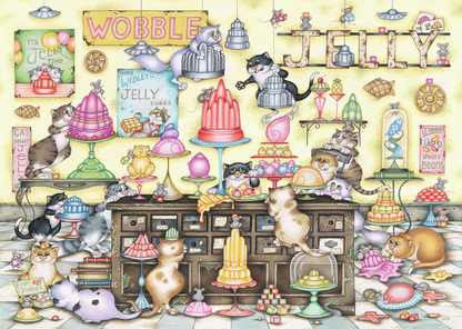 CRAZY CATS THE JELLY SHOP 1000 PCS
