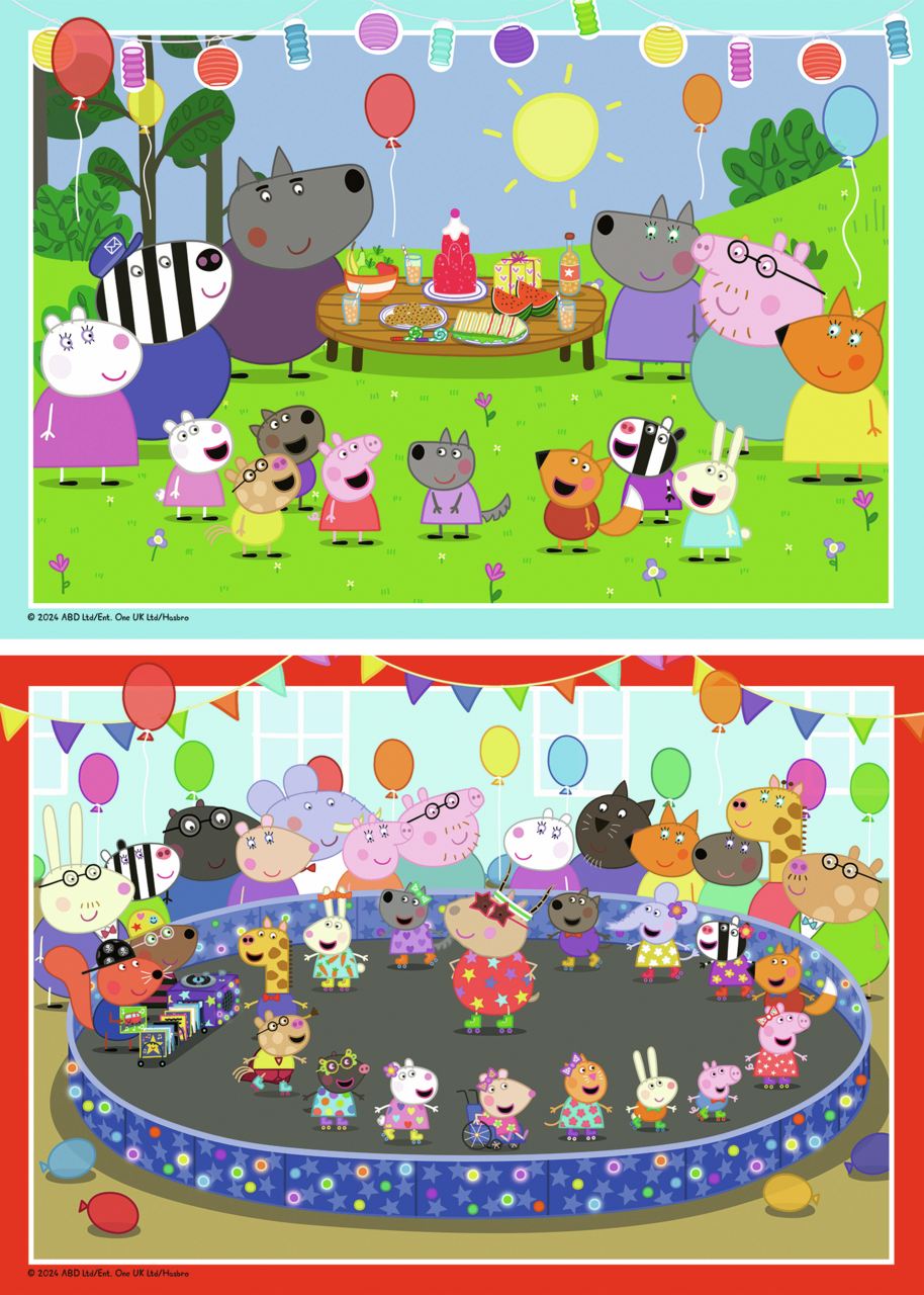 RAVENSBURGER PEPPA PIG 2X24 BRIKKER