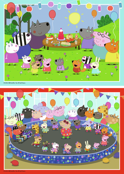 RAVENSBURGER PEPPA PIG 2X24 BRIKKER