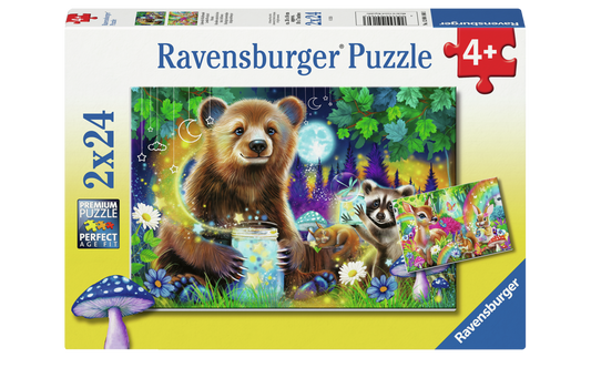 RAVENSBURGER LOVABLE WOODLAND FRIENDS 2X24PCS