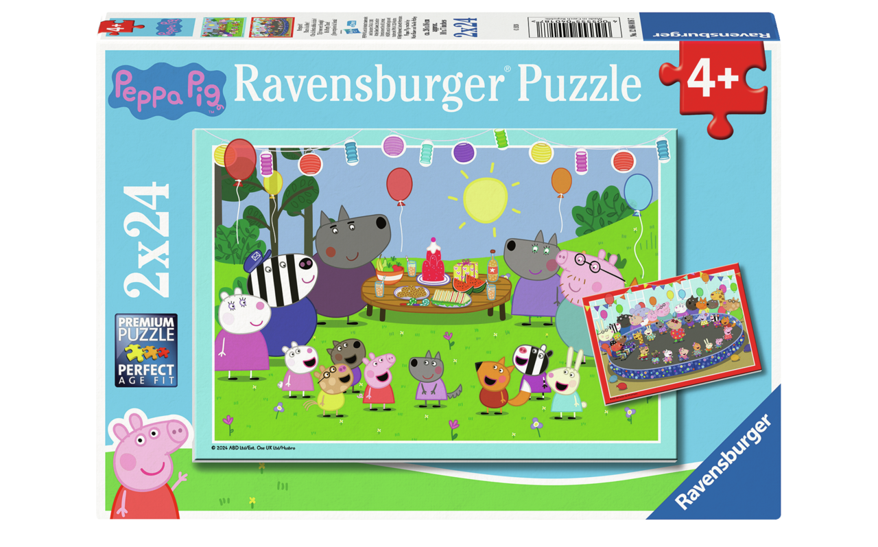 RAVENSBURGER PEPPA PIG 2X24 BRIKKER