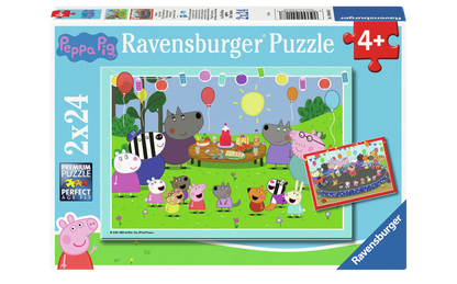 RAVENSBURGER PEPPA PIG 2X24 BRIKKER