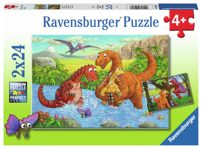 RAVENSBURGER PUSLESPIL 2X24 PCS