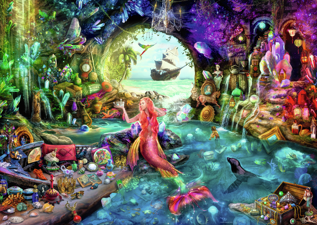 RAVENSBURGER MERMAIDS TREASURE 1000 PCS.
