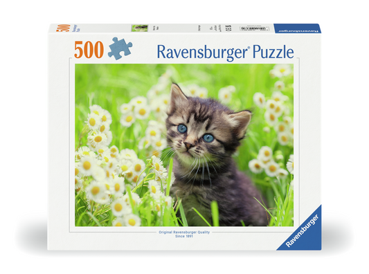 KITTEN IN THE MEADOW 500 BRIKKER