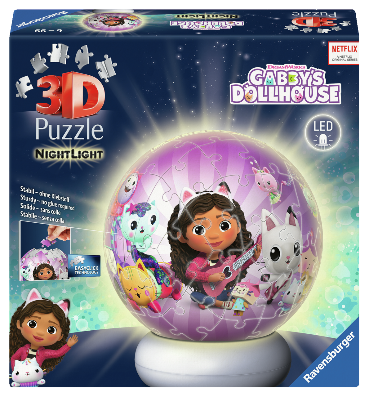 3D GABBY'S DOLLHOUSE PUZZLE 73 PCS.