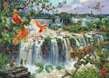 RAVENSBURGER PUSLESPIL 1000 BRIKKER WATERFALL IGUAZU