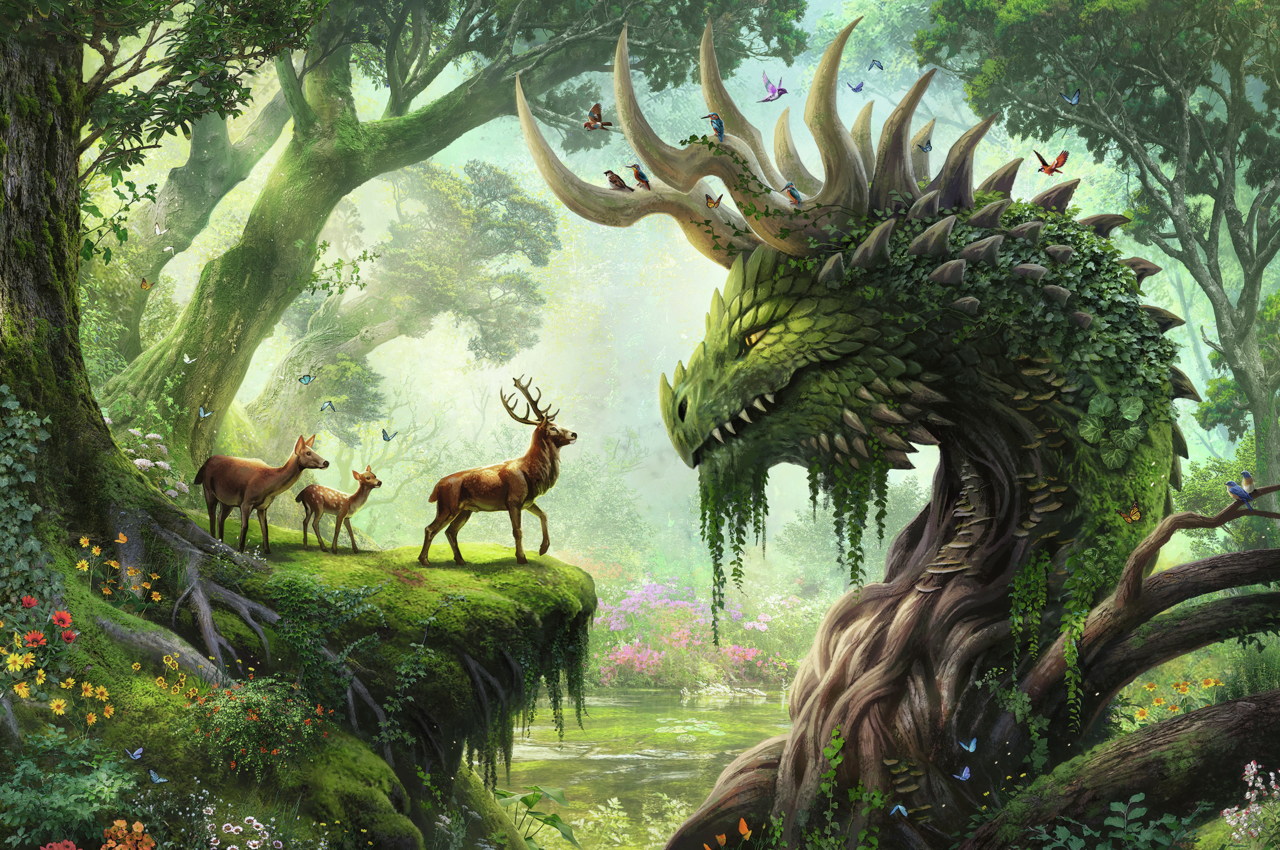 RAVENSBURGER THE FOREST DRAGON AWAKES 3000 PCS