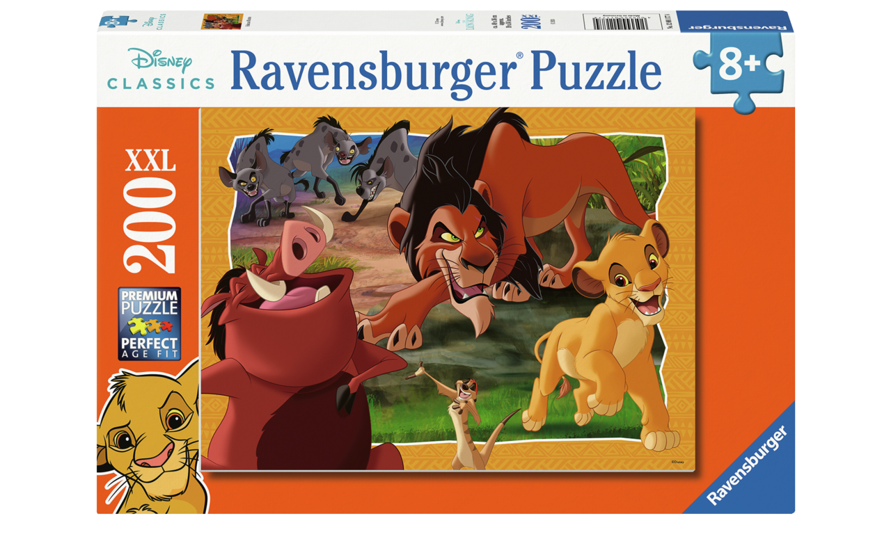 RAVENSBURGER PUSLESPIL 200 XXL LION KING