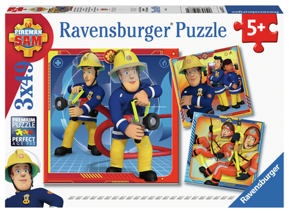 RAVENSBURGER FIREMAN SAM TO THE RESCUE 3X49 PCS