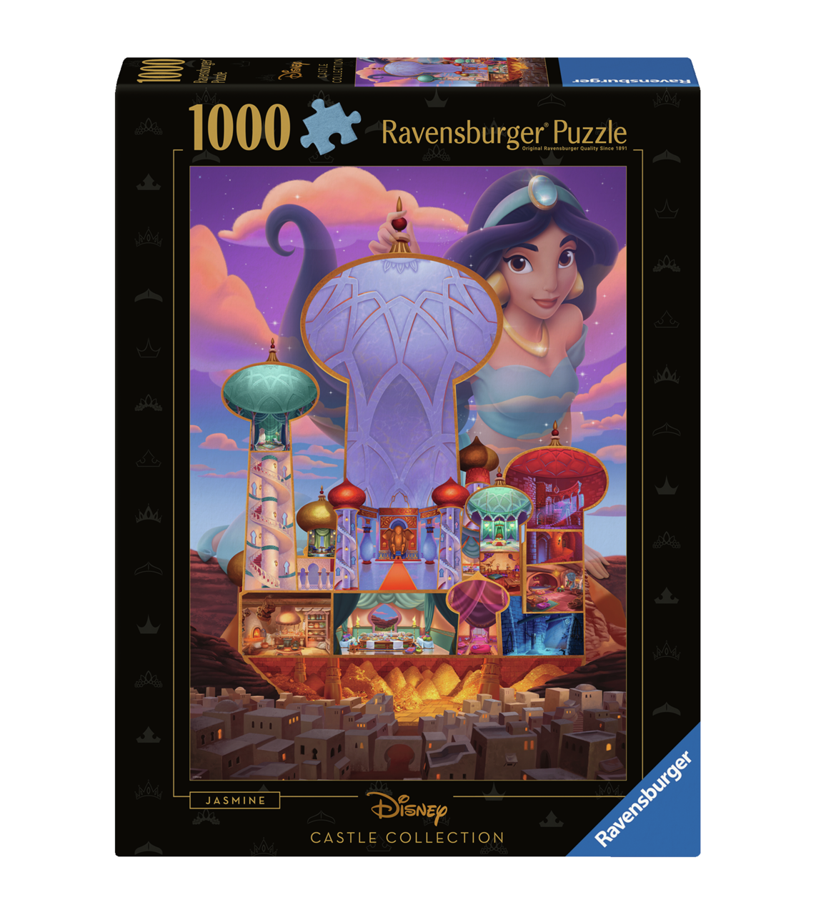 RAVENSBURGER DISNEY CASTLES JASMINE 1000 BRIKKER