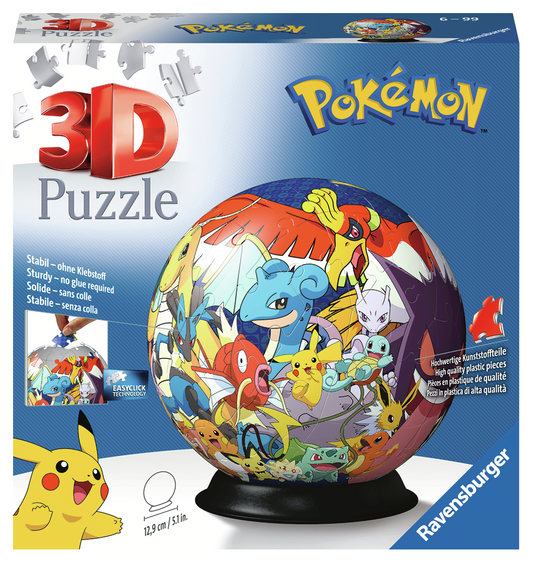 RAVENSBURGER POKEMON 3D 72 BRIKKER